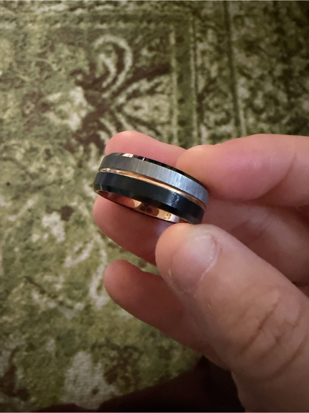 Men's Multi Tone Band Ring